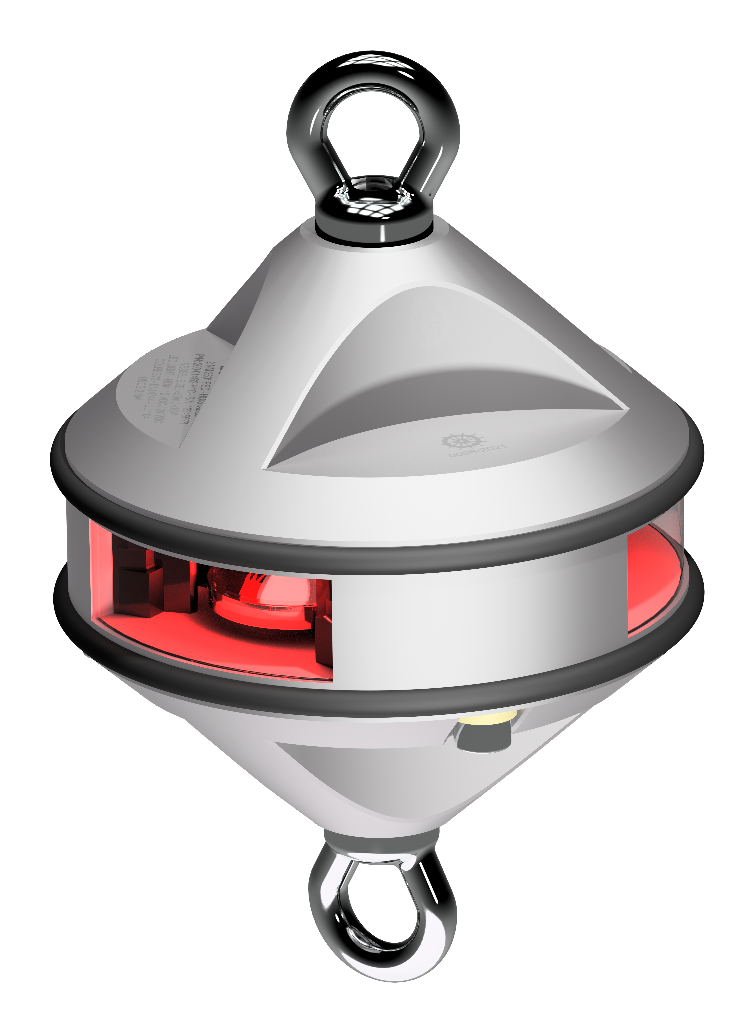 3nm 360° Red, hoist, silver anodized 3nm 360° Red, hoist, silver anodized